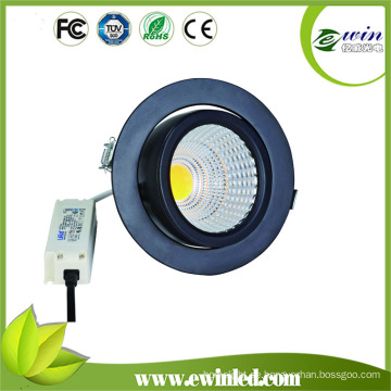 Ewin Drehbarer LED Downlight COB mit CE / RoHS / SAA genehmigt
